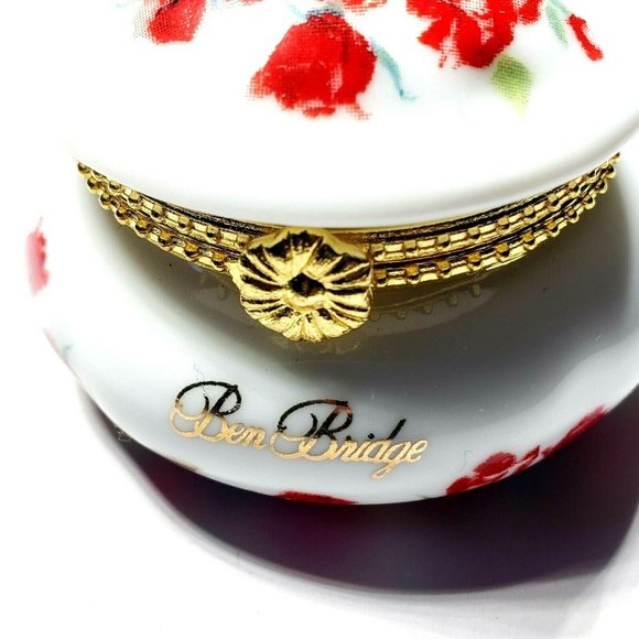 Ben Bridge Porcelain Ring Pill Trinket Box 2005 - Picture 4 of 12